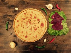 Осетинские пироги с мясом говядины и свинины